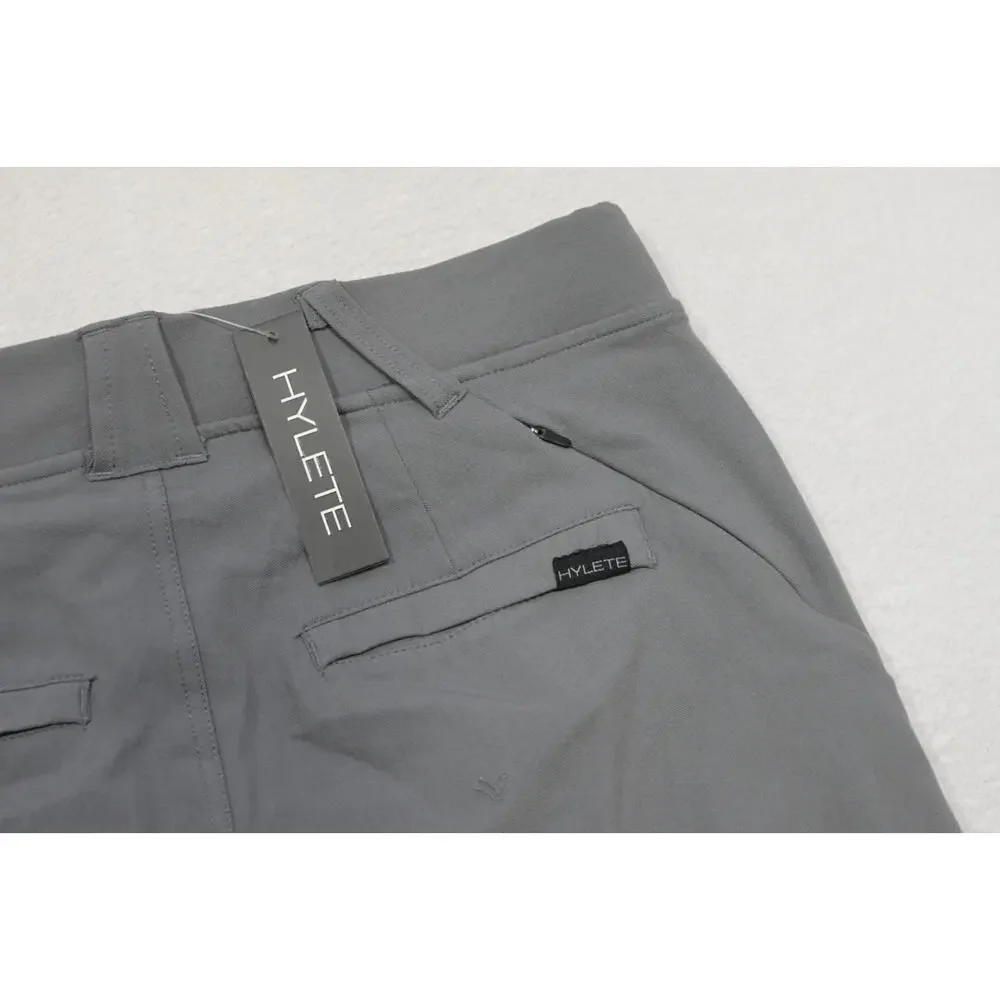 Hylete Athletic Golf Pants Wicking Performance Gray Flat Mens‎ Size 30 x 30 NWT